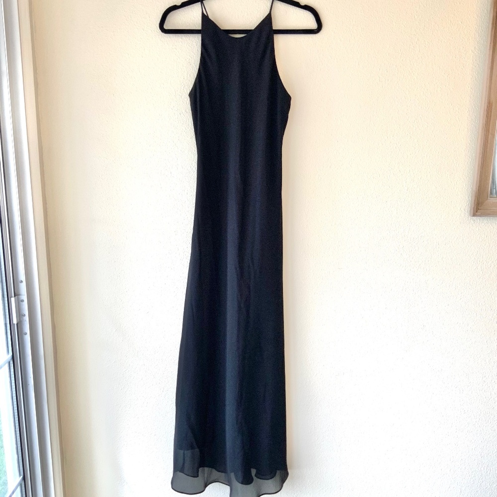 VINTAGE! Hampton Dress Co Black Dress Size 8